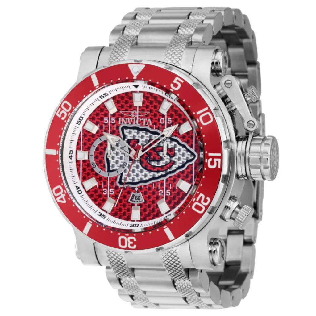 Invicta NFL Coalition Forces 52mm Quartz Chrono Glass Fiber Dial - Image 2
