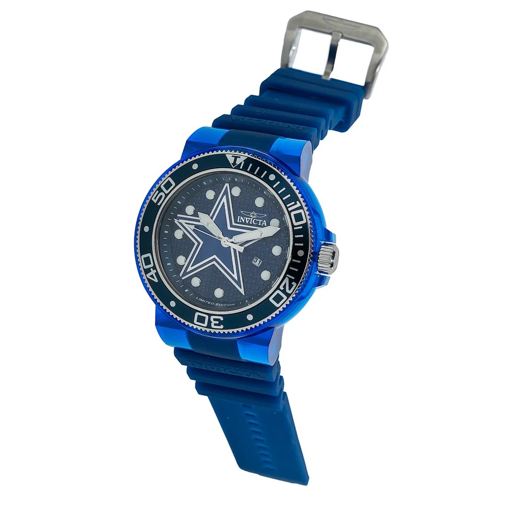 Invicta NFL Grand Pro Diver 52mm Quartz Silicone Strap Watch - Image 2