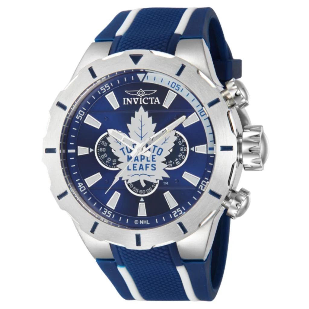 Invicta NHL S1 Turbo 52mm Quartz Chronograph Silicone Strap Watch - Image 3