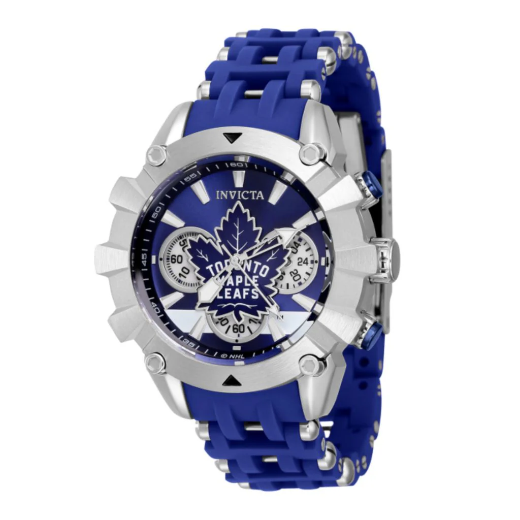 Invicta NHL Sea Spider 42mm Quartz Chrono Silicone Bracelet Watch - Image 3