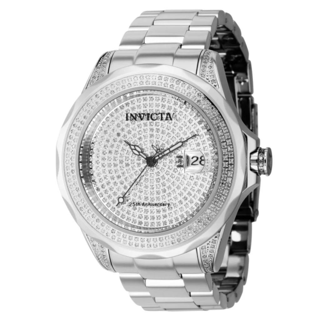 Invicta Pro Diver 25th Anniversary Auto 2.38ctw Diamond Watch - Image 3