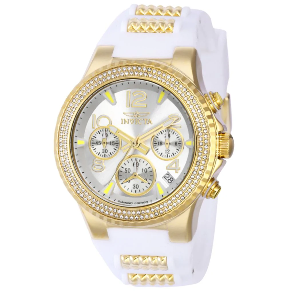 Invicta Pro Diver Women's Quartz Chrono 0.66ctw Diamond Watch - Image 3