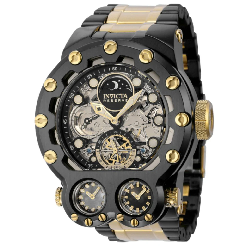 Invicta Reserve Bolt Magnum Tria Auto/Quartz Skeletonized Watch - Image 2