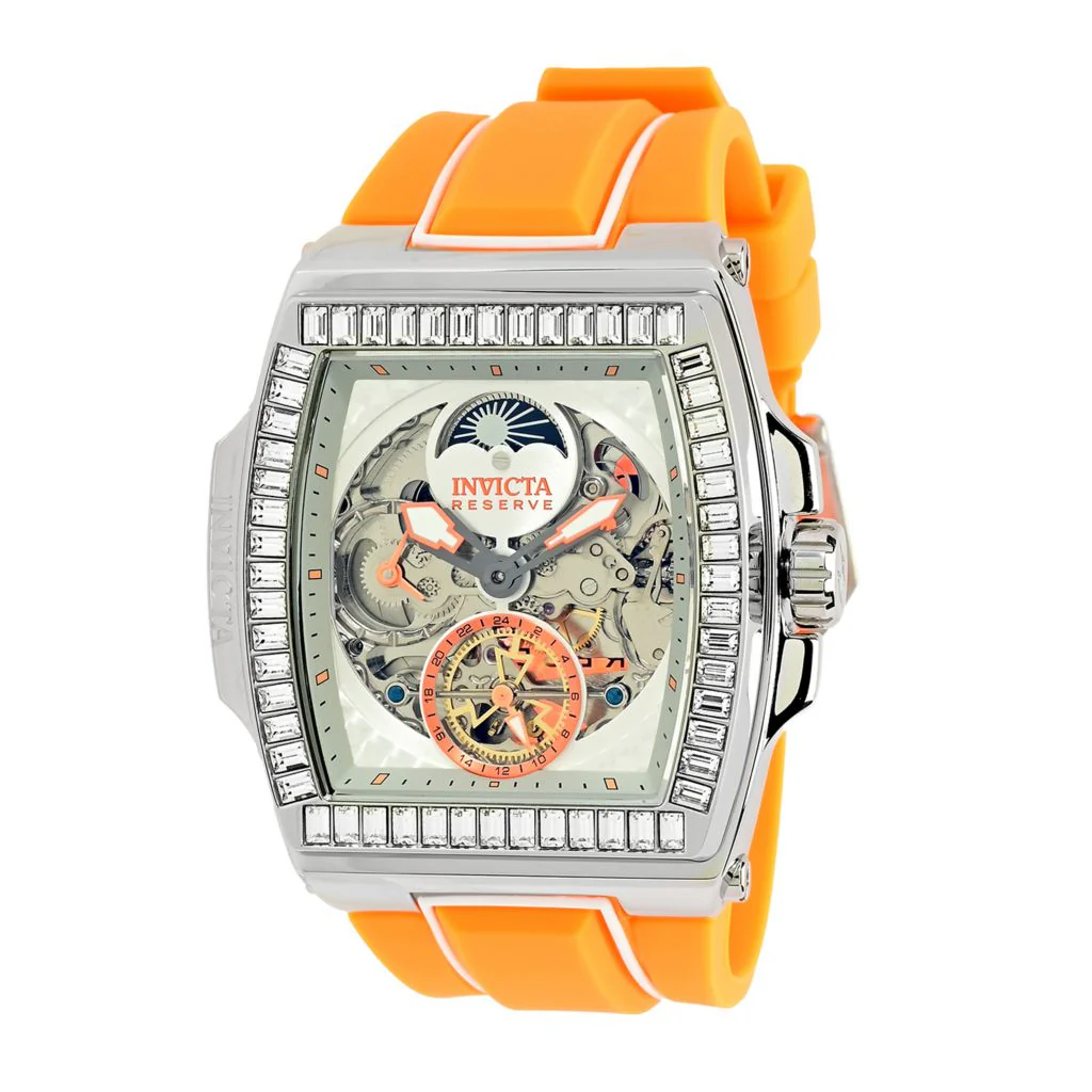 Invicta S1 Rally Diablo Auto Skeletonized Day/Night Crystal Acct Watch - Image 3