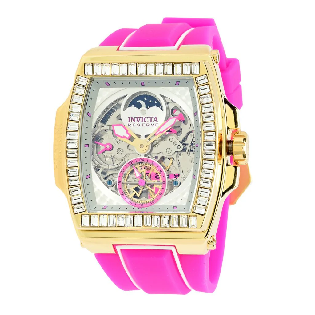 Invicta S1 Rally Diablo Auto Skeletonized Day/Night Crystal Acct Watch - Image 4