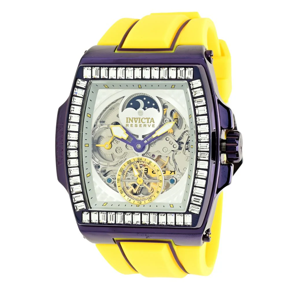 Invicta S1 Rally Diablo Auto Skeletonized Day/Night Crystal Acct Watch - Image 5