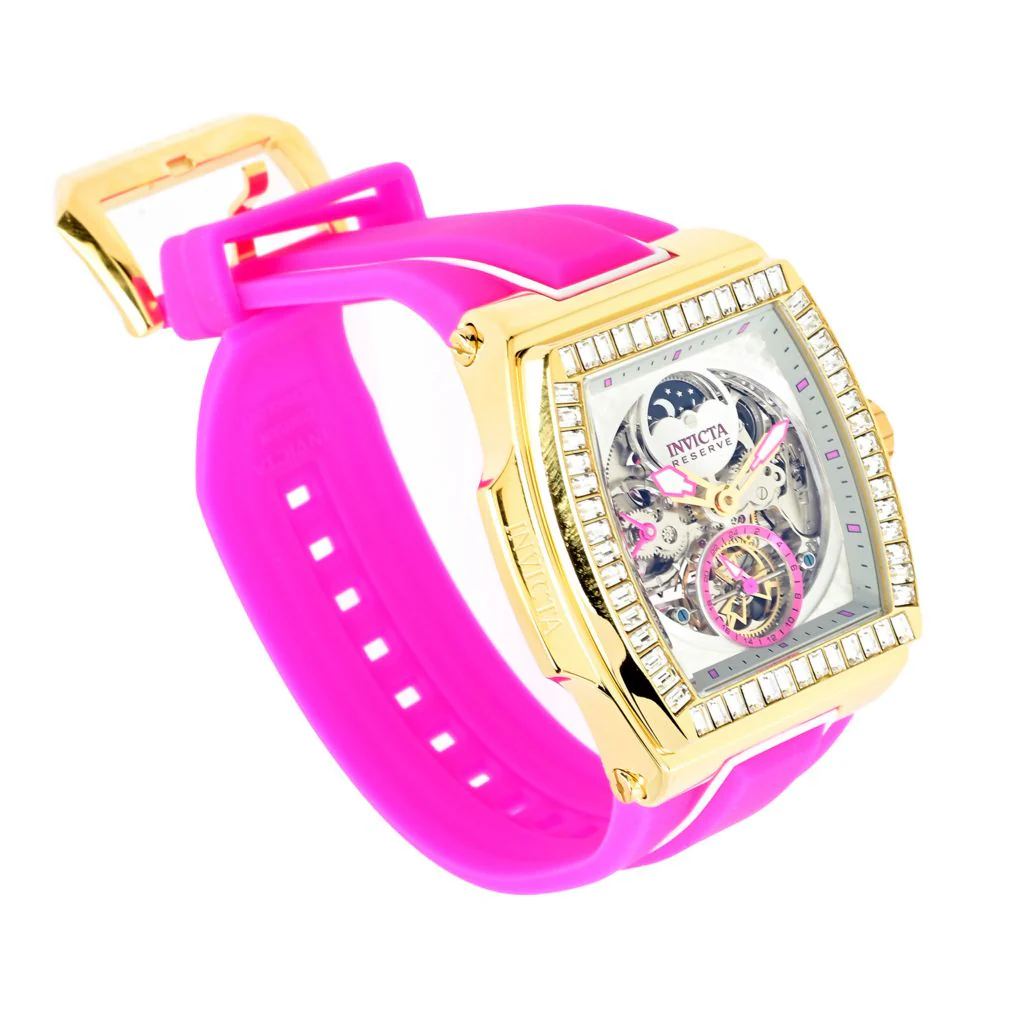 Invicta S1 Rally Diablo Auto Skeletonized Day/Night Crystal Acct Watch - Image 6
