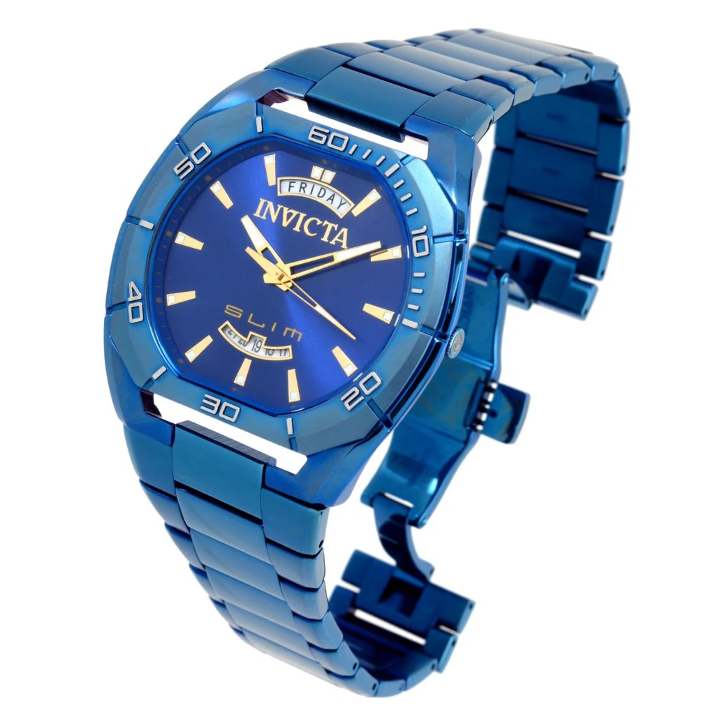 Invicta Slim 48mm Quartz Stainless Steel Bracelet Watch - Image 2