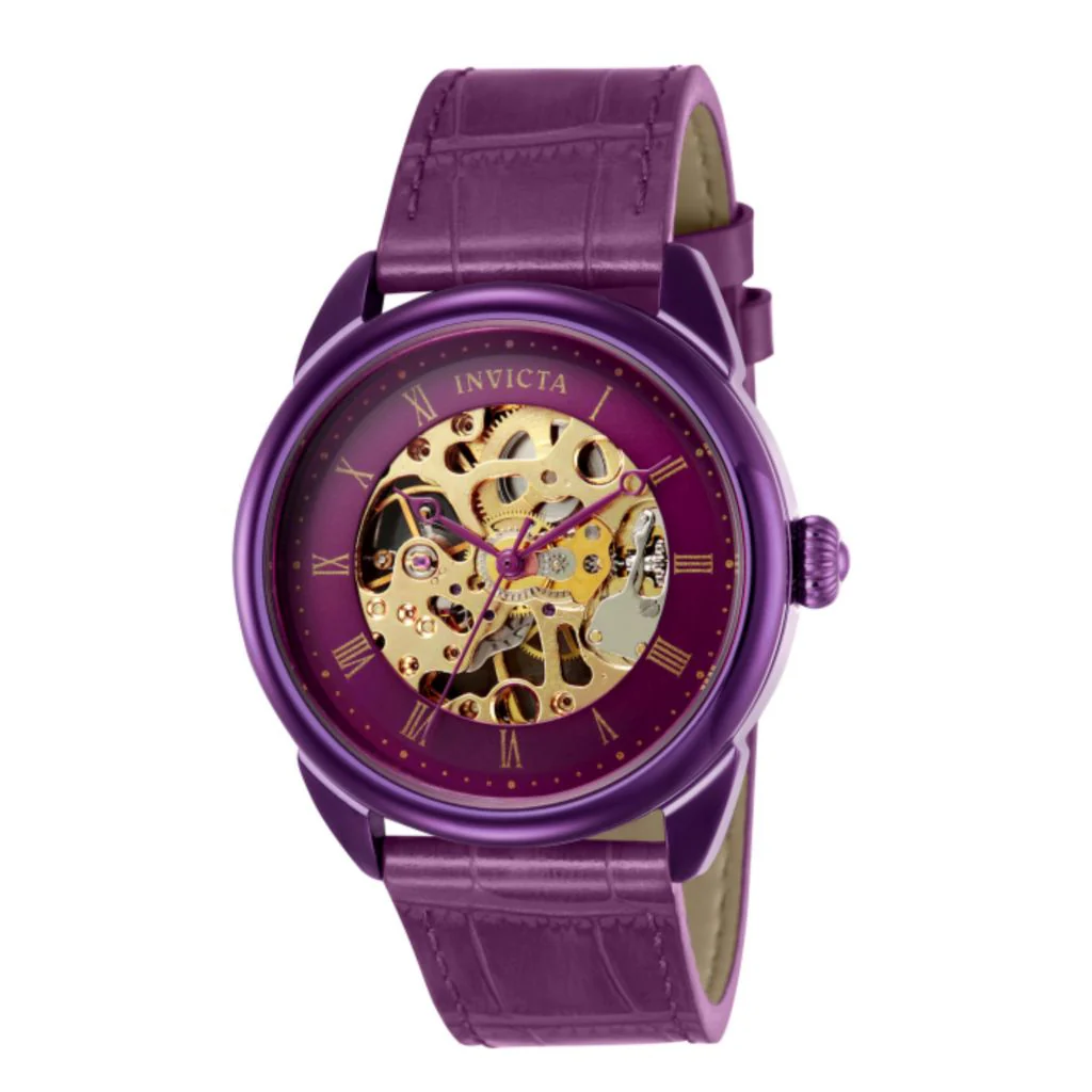 Invicta Specialty 42mm Mechanical Skeletonized Dial Strap Watch - Image 3