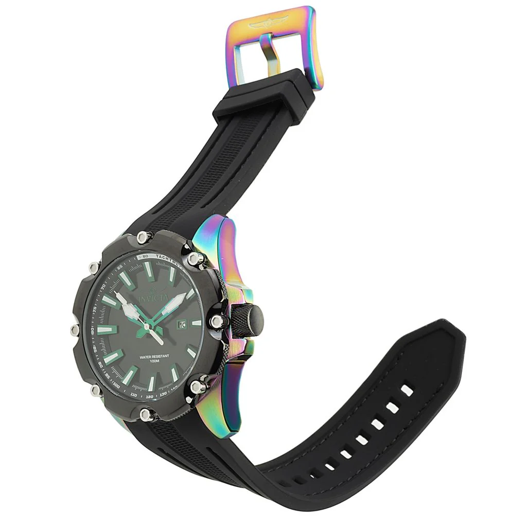Invicta Specialty 51mm Quartz Date Silicone Strap Wat - Image 2