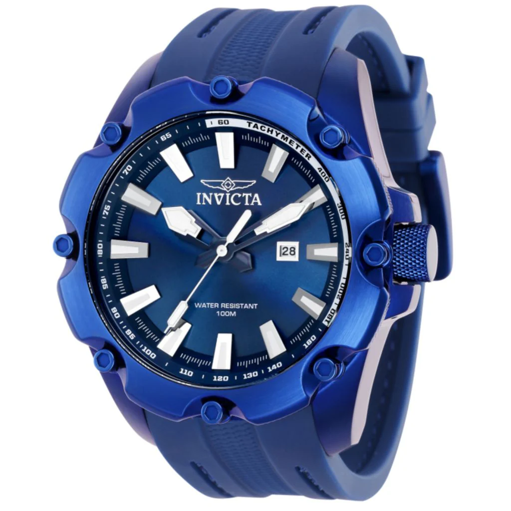 Invicta Specialty 51mm Quartz Date Silicone Strap Wat - Image 3