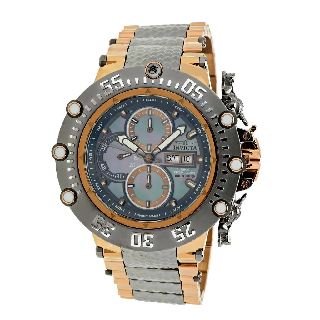 Invicta Subaqua Noma VII 52mm Swiss Made SW500 LE Auto Chrono - Image 4