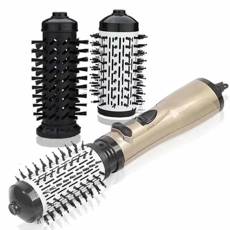 Ionic Rotating Hot Air Brush Hair Styler Dryer with 2 Brush Heads - Image 8