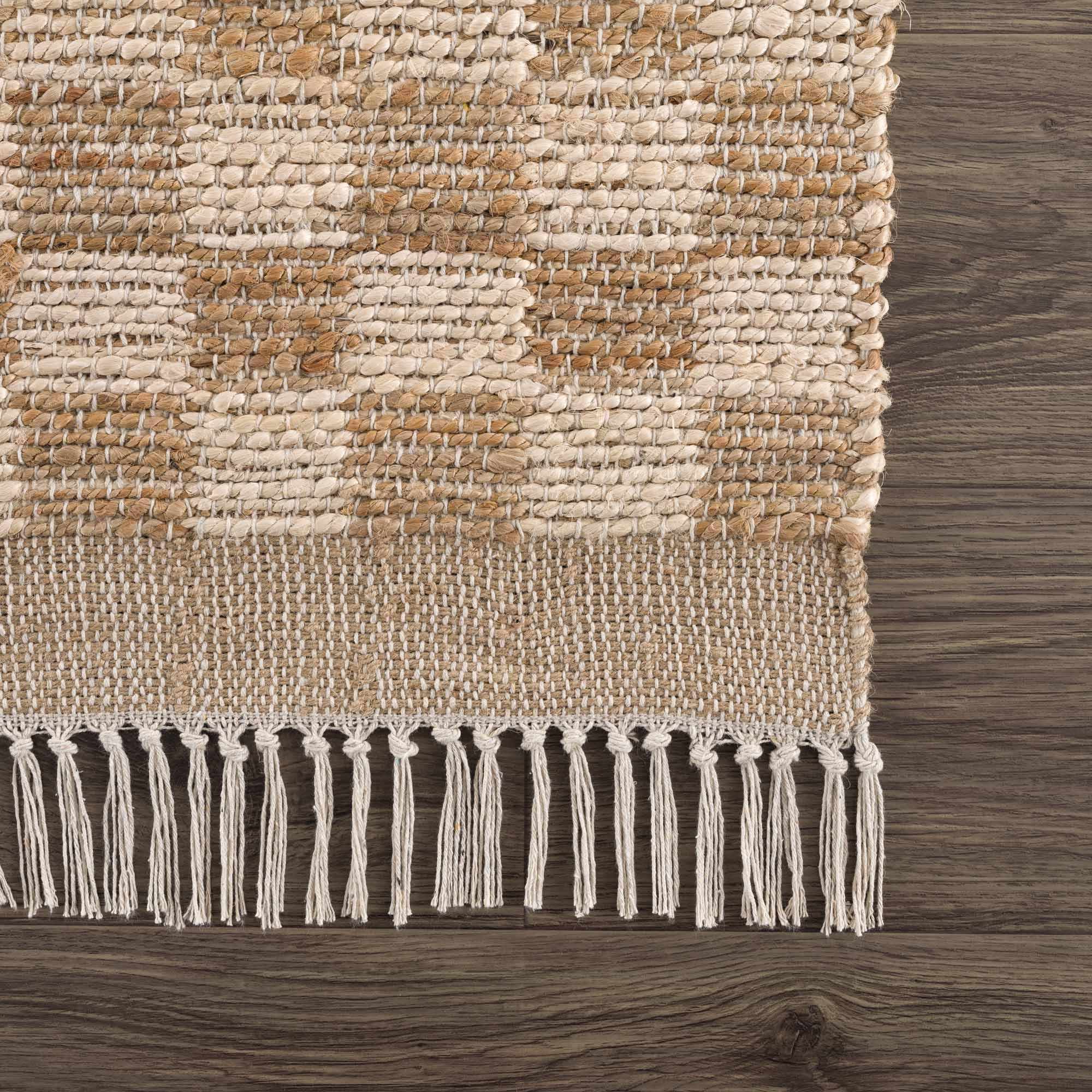 Ionut Checkered Jute Area Rug - Image 10