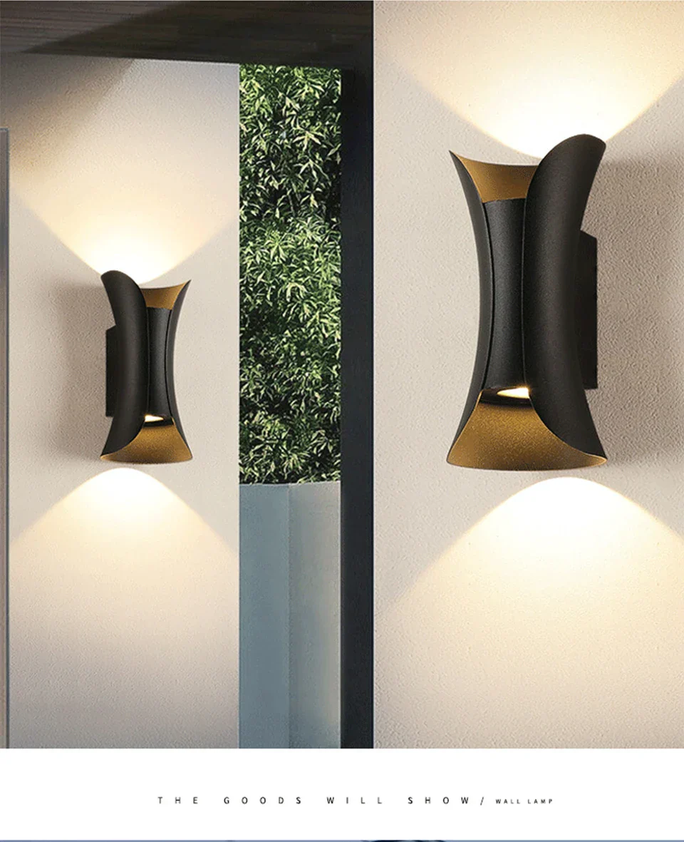 IP65 LED Outdoor Wall Light – 6W/10W Waterproof Aluminum Sconce for Porch Garden - Image 9