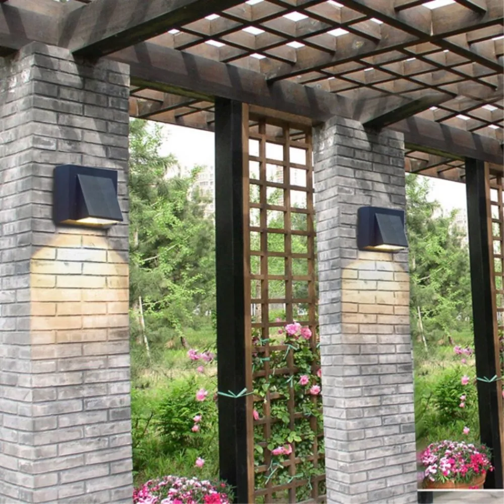 IP65 Waterproof LED Outdoor Wall Sconce Aluminum Garden Balcony Light 110V - Image 2