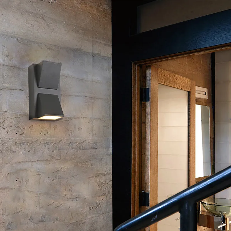 IP65 Waterproof LED Outdoor Wall Sconce Aluminum Garden Balcony Light 110V - Image 4