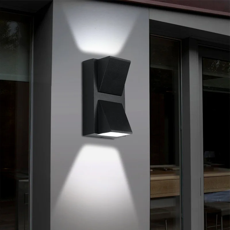 IP65 Waterproof LED Outdoor Wall Sconce Aluminum Garden Balcony Light 110V - Image 5