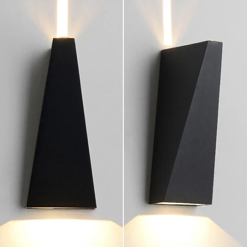 IP65 Waterproof LED Outdoor Wall Sconce Aluminum Porch Garden Modern Light - Image 2