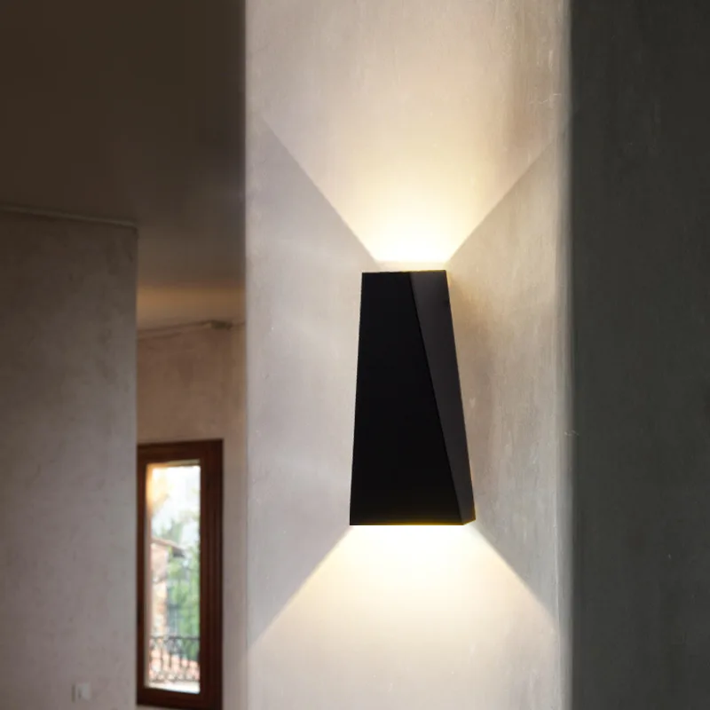 IP65 Waterproof LED Outdoor Wall Sconce Aluminum Porch Garden Modern Light - Image 5