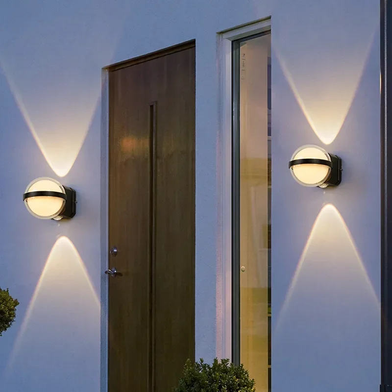 IP65 Waterproof Outdoor Wall Light Modern Round Lamp for Balcony Corridor - Image 5