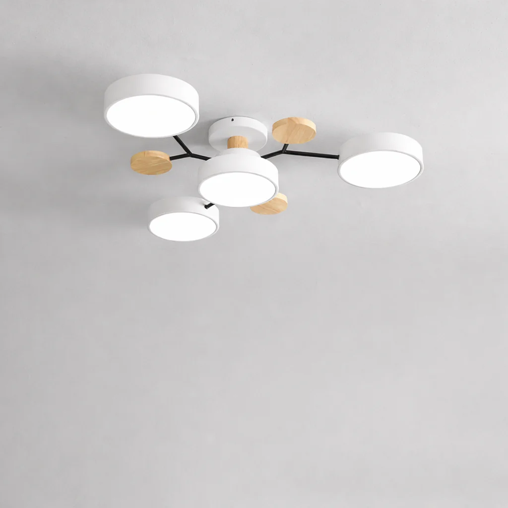 IRALAN LED Ceiling Chandelier 3-Color Pendant Light for Bedroom Living Room Hotel - Image 8