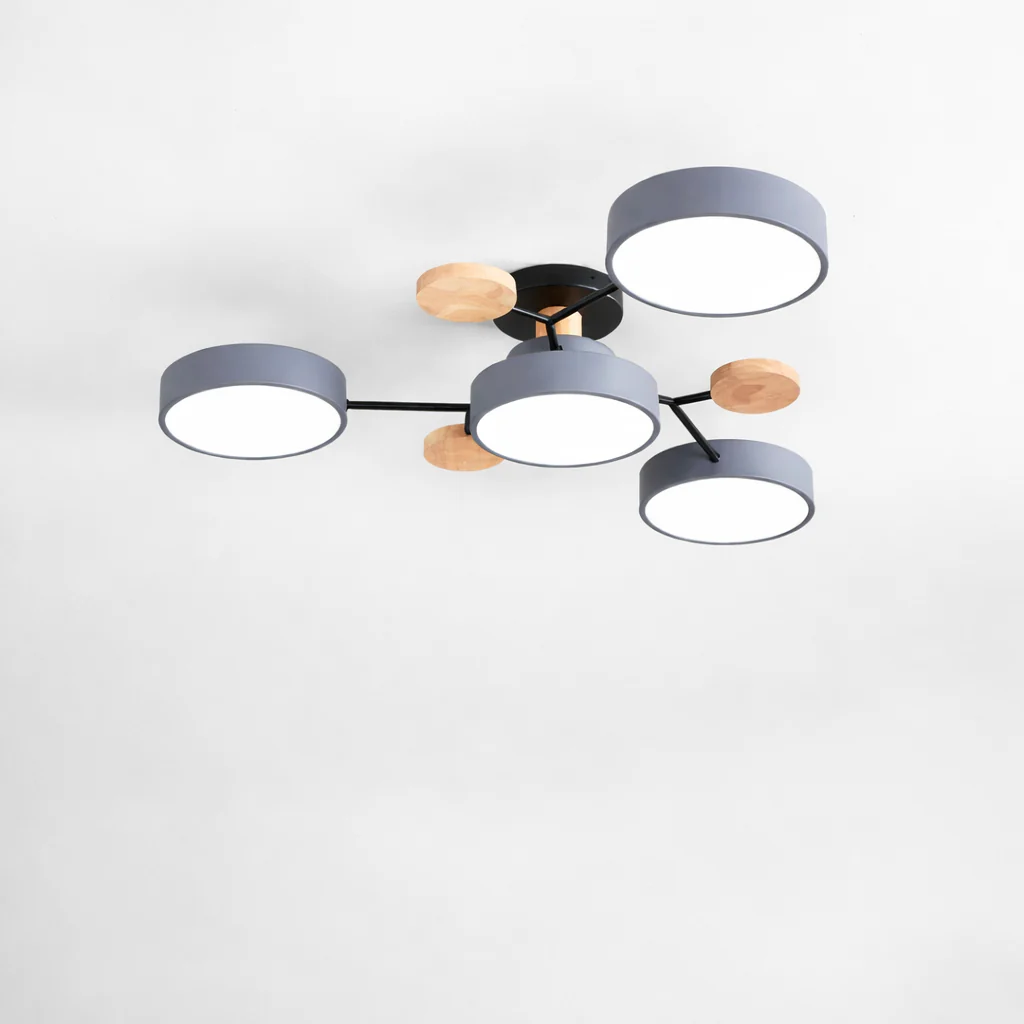 IRALAN LED Ceiling Chandelier 3-Color Pendant Light for Bedroom Living Room Hotel - Image 9