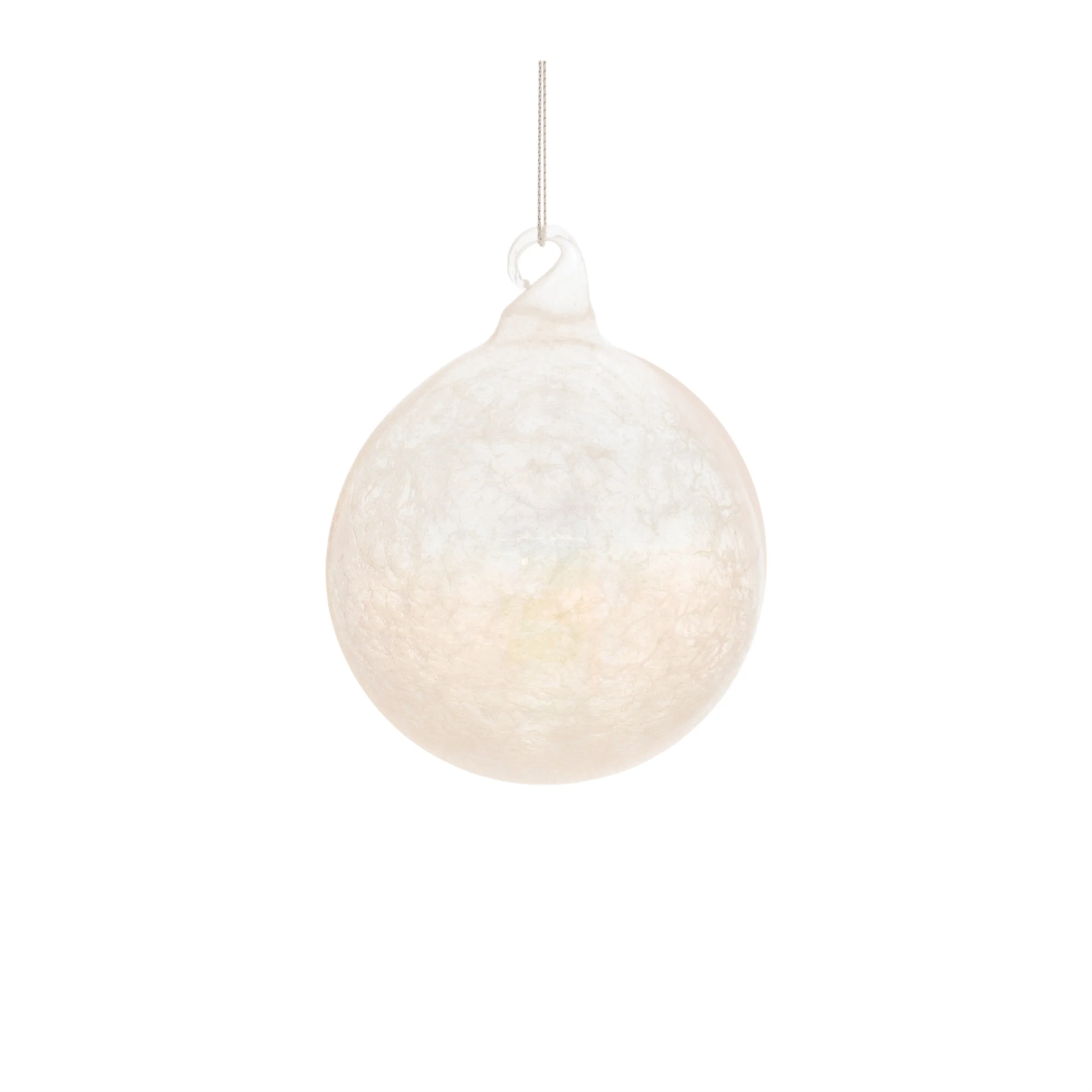 Iridescent Cloudy Glass Ornament (Set of 6) - Image 3