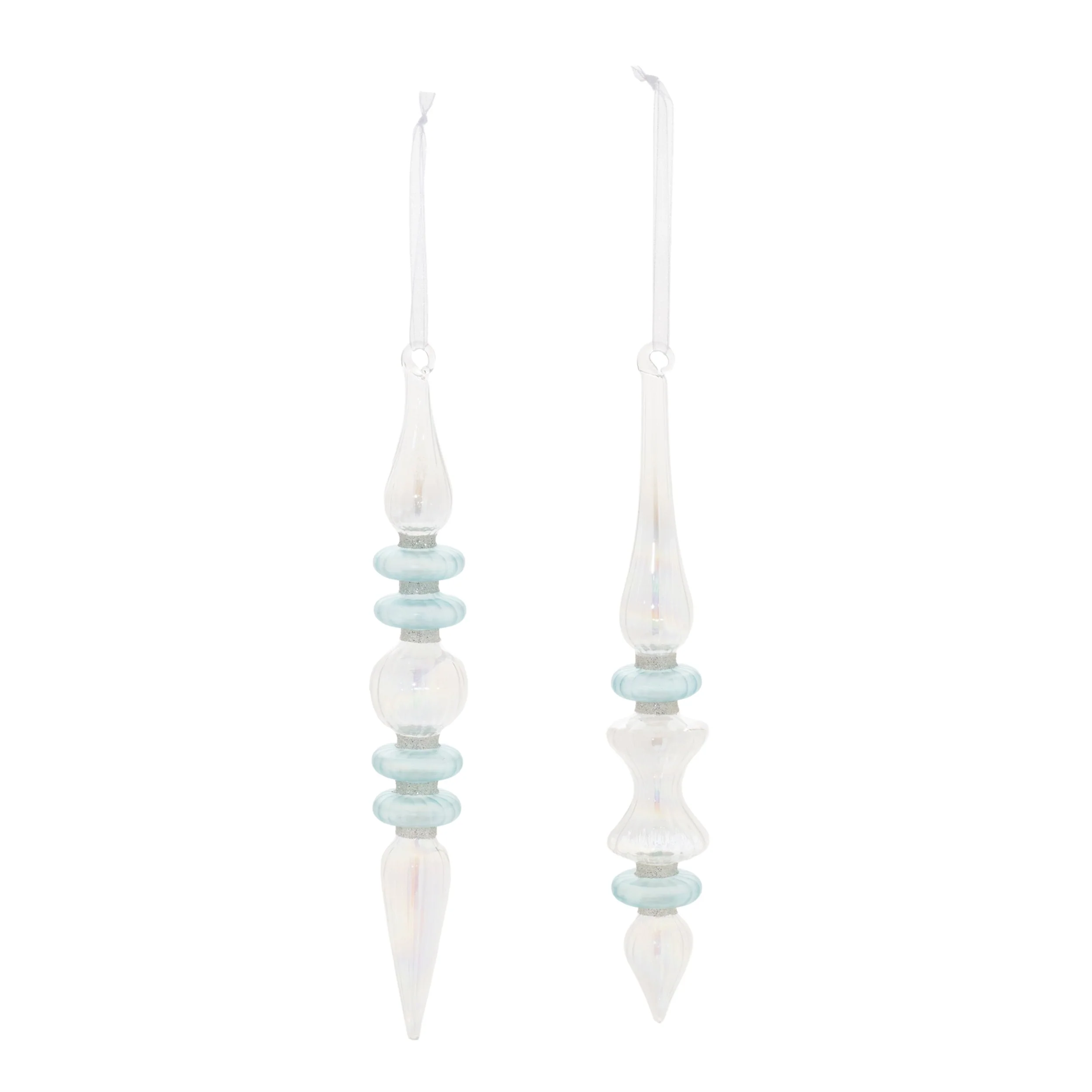 Iridescent Finial Drop Ornament (Set of 24) - Image 2