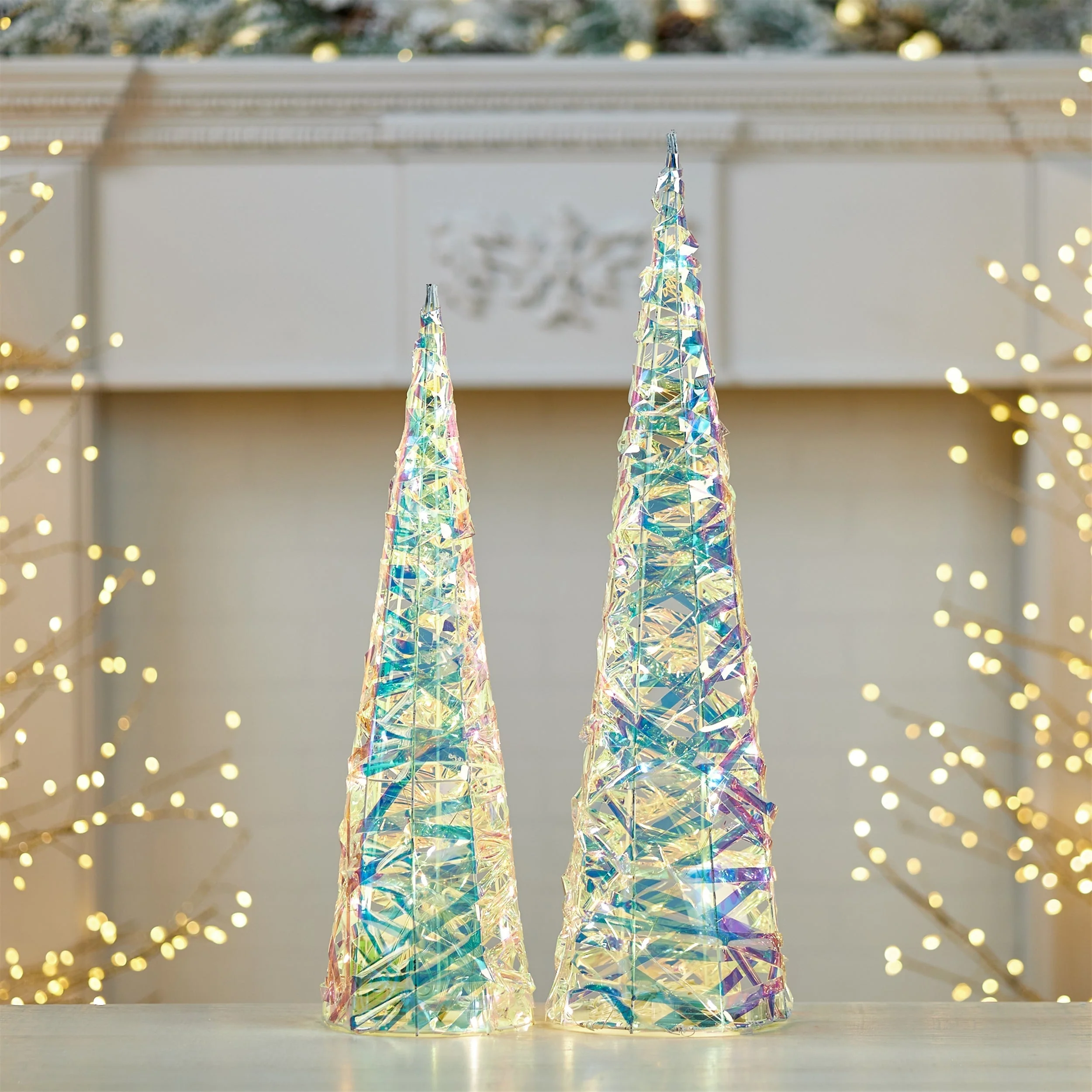 Iridescent LED Tree (Set of 2) - Image 2