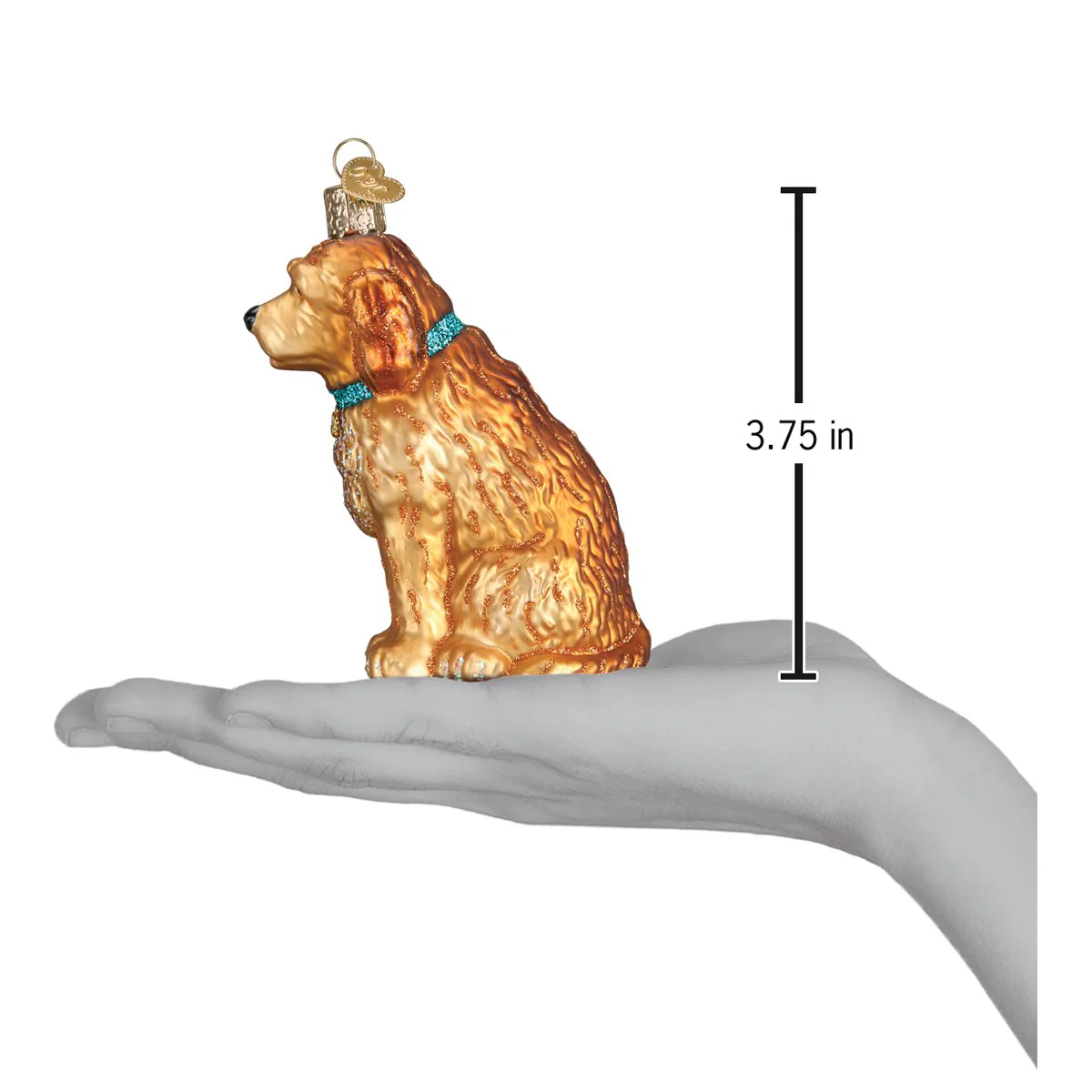Irish Doodle Ornament 3.75in - Image 5