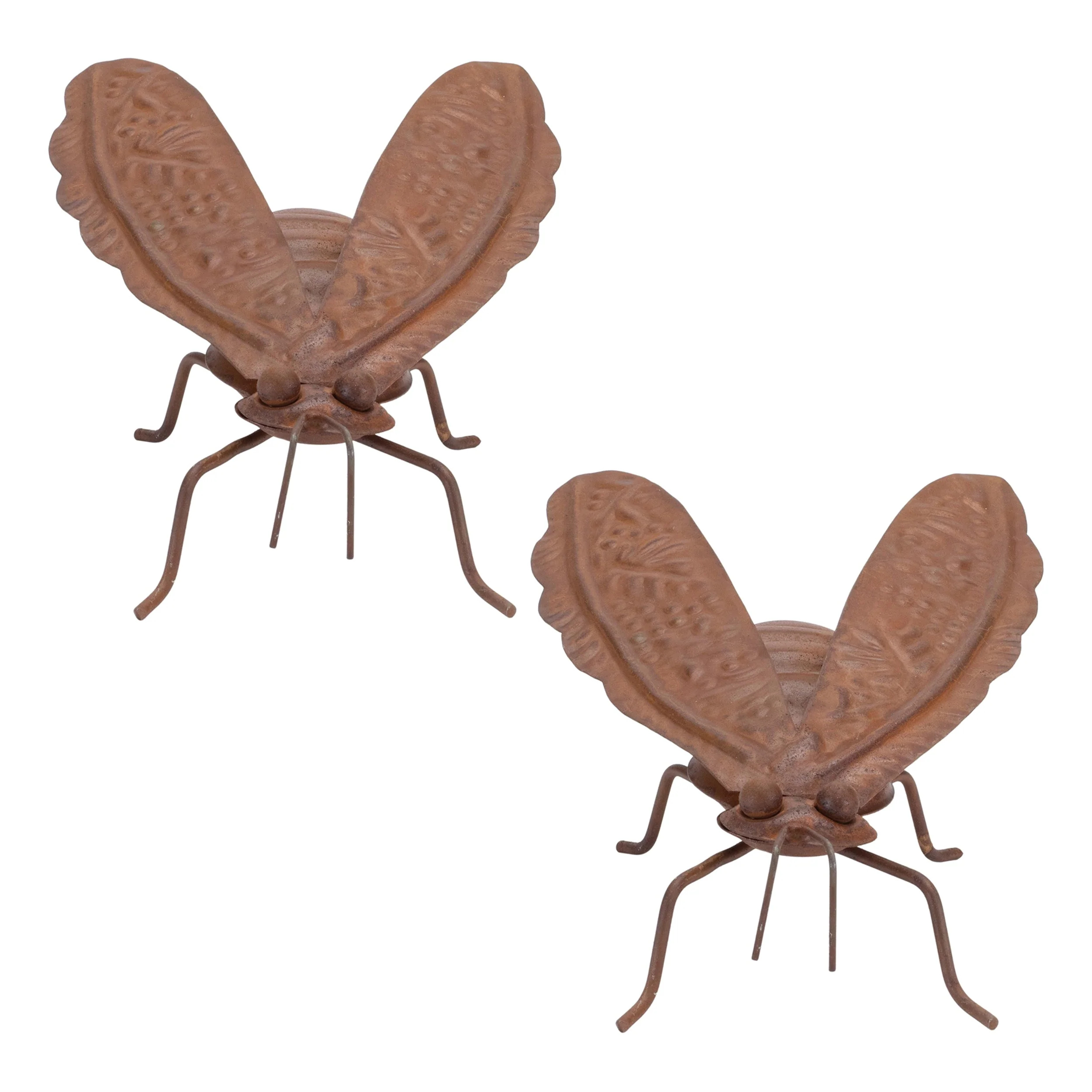 Iron Metal Bumble Bee Garden Accent (Set of 2) - Image 3