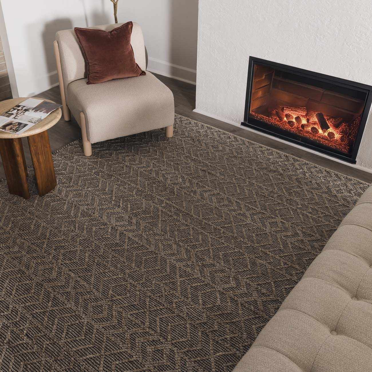 Ironia Handmade Faux Silk Rug - Clearance - Image 2