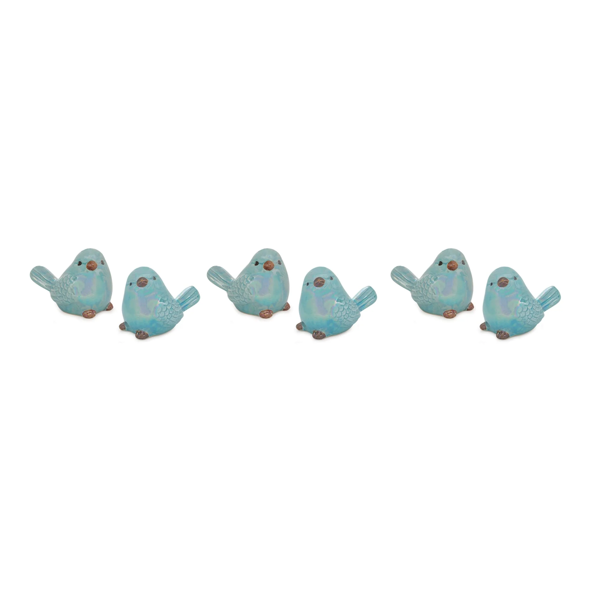 Irredescent bird figurine (set of 6) - Image 2