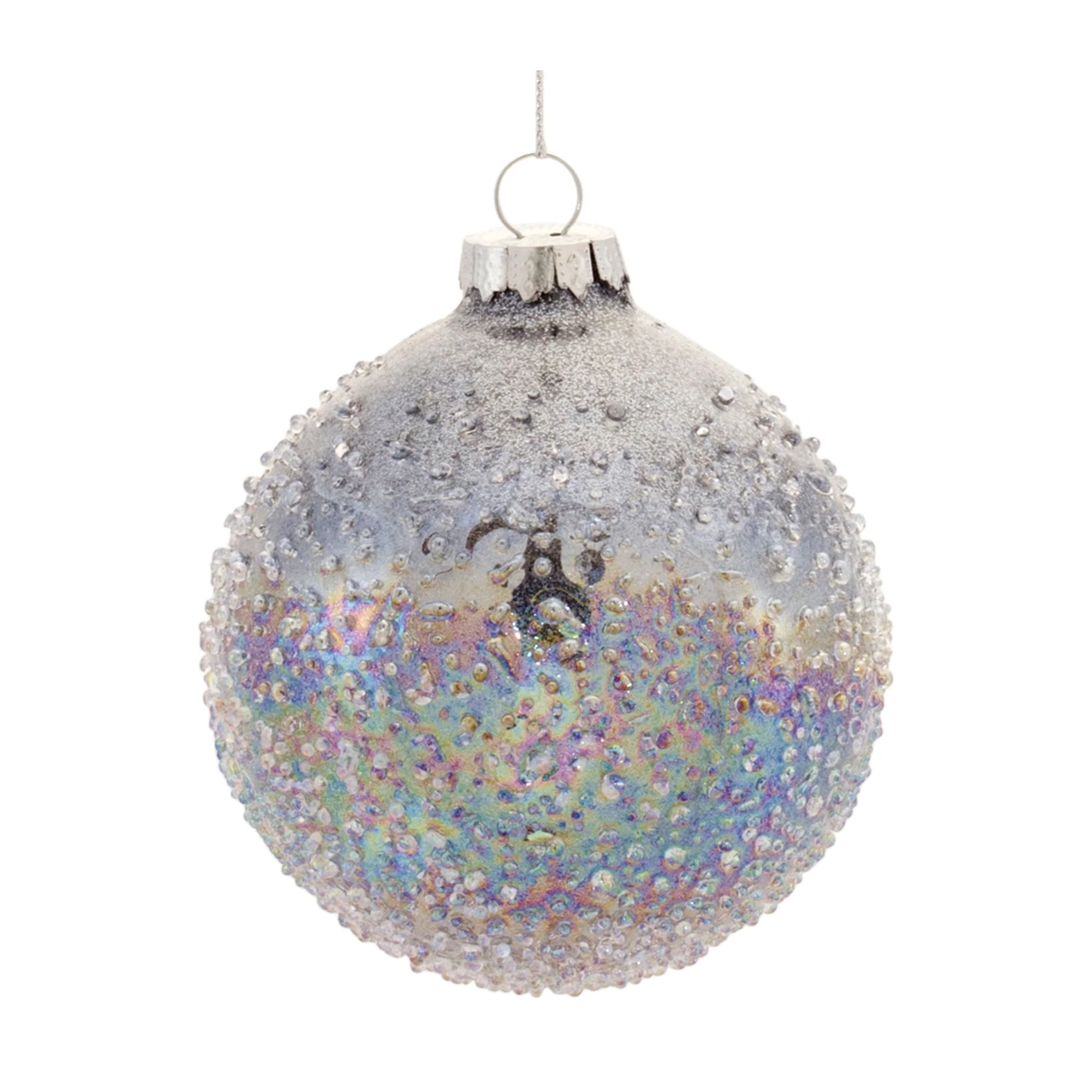 Irredescent Glass Ball Ornament (Set of 12) - Image 4