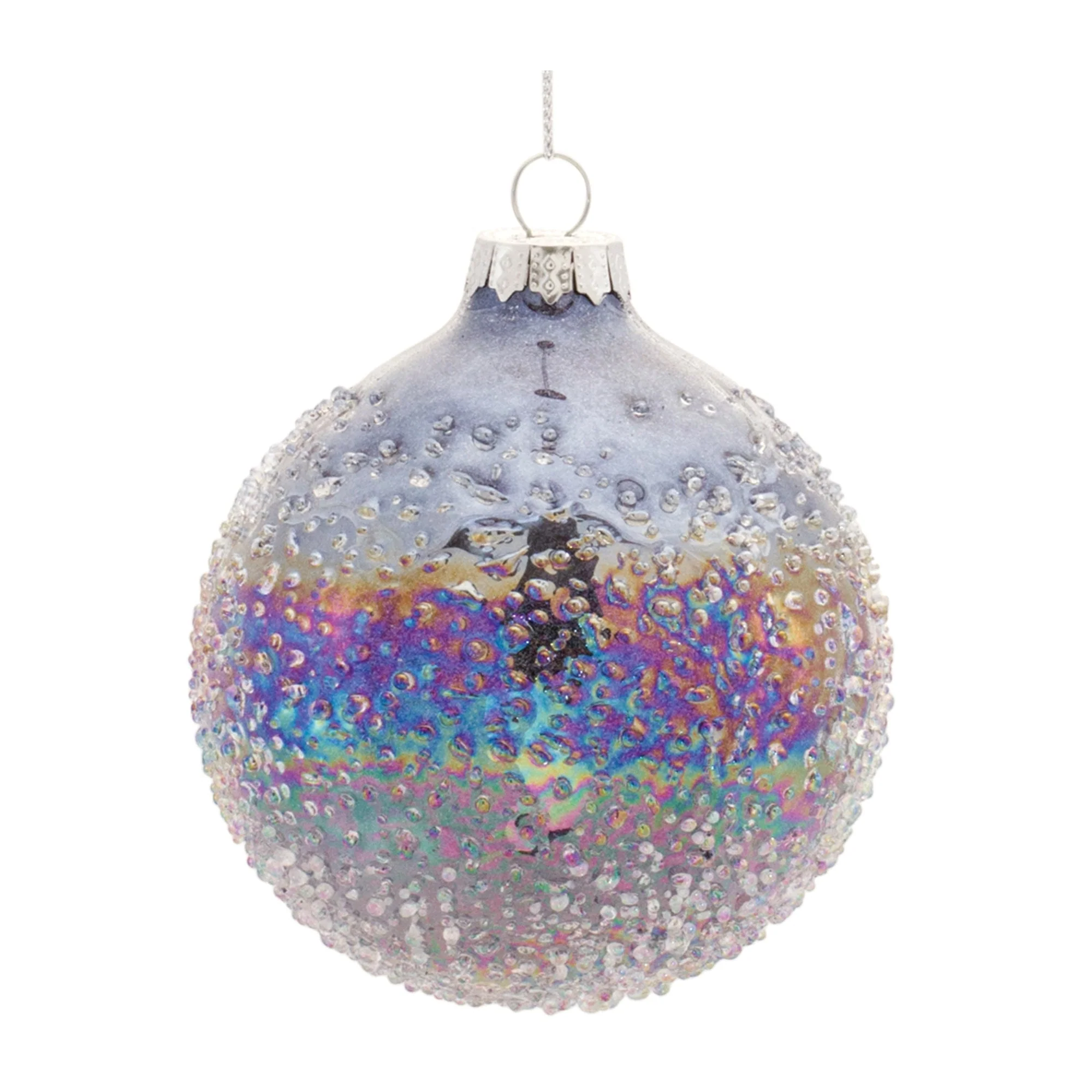 Irredescent Glass Ball Ornament (Set of 12) - Image 5