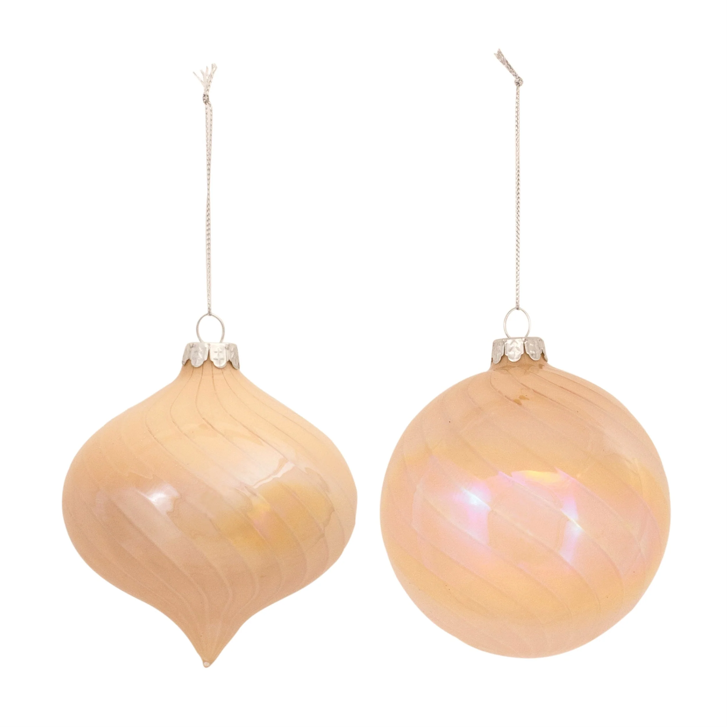 Irredescent Glass Ornament (Set of 6) - Image 2