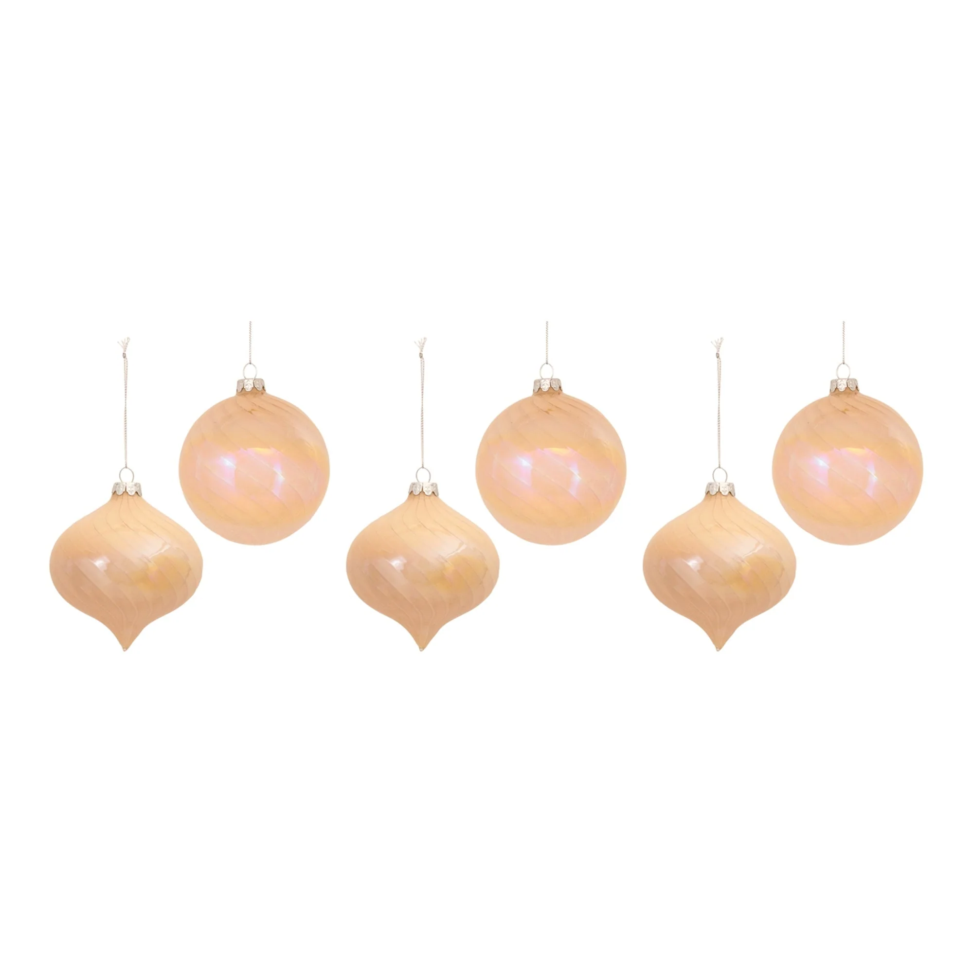 Irredescent Glass Ornament (Set of 6) - Image 5