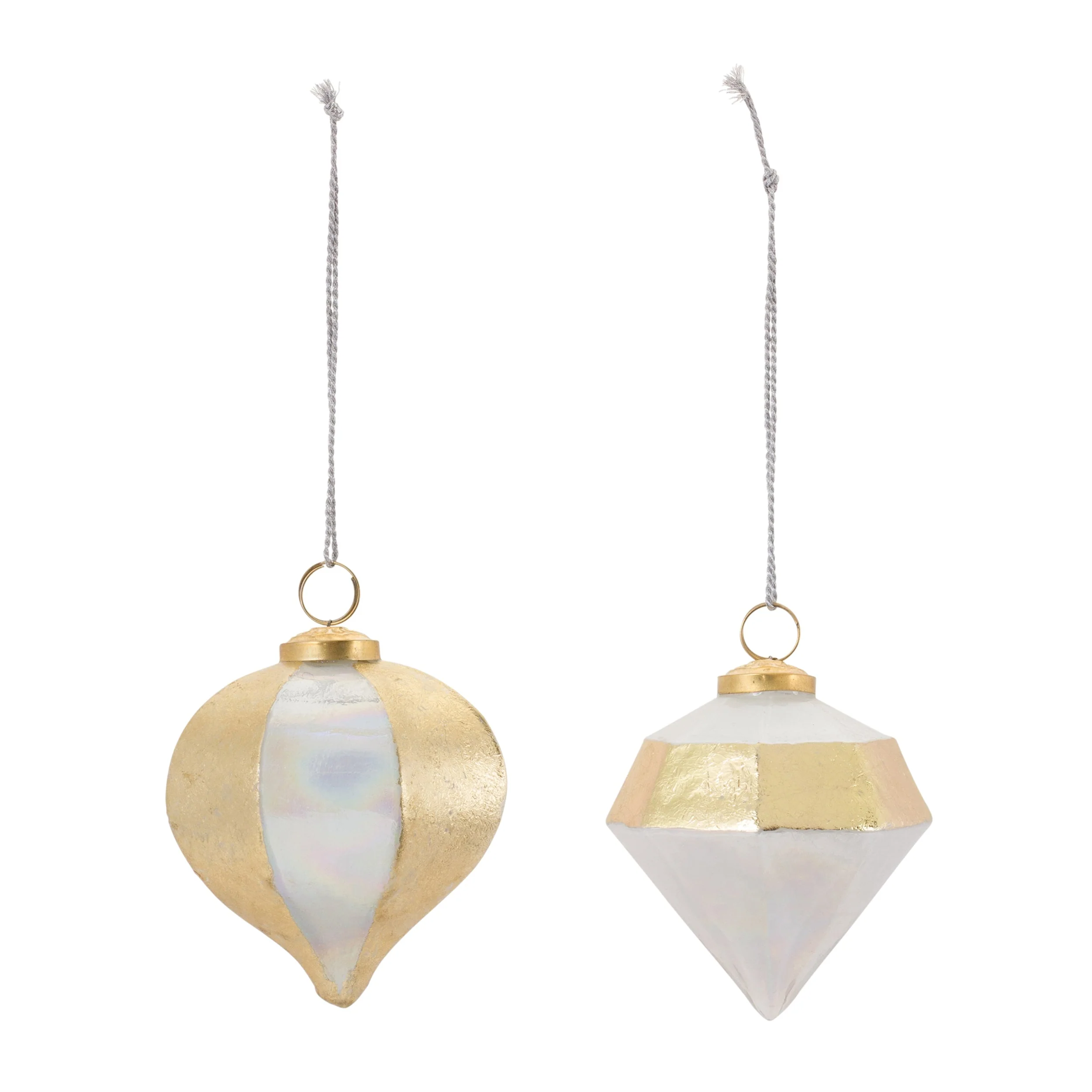 Irredescent Glass Ornamnet (Set of 6) - Image 2