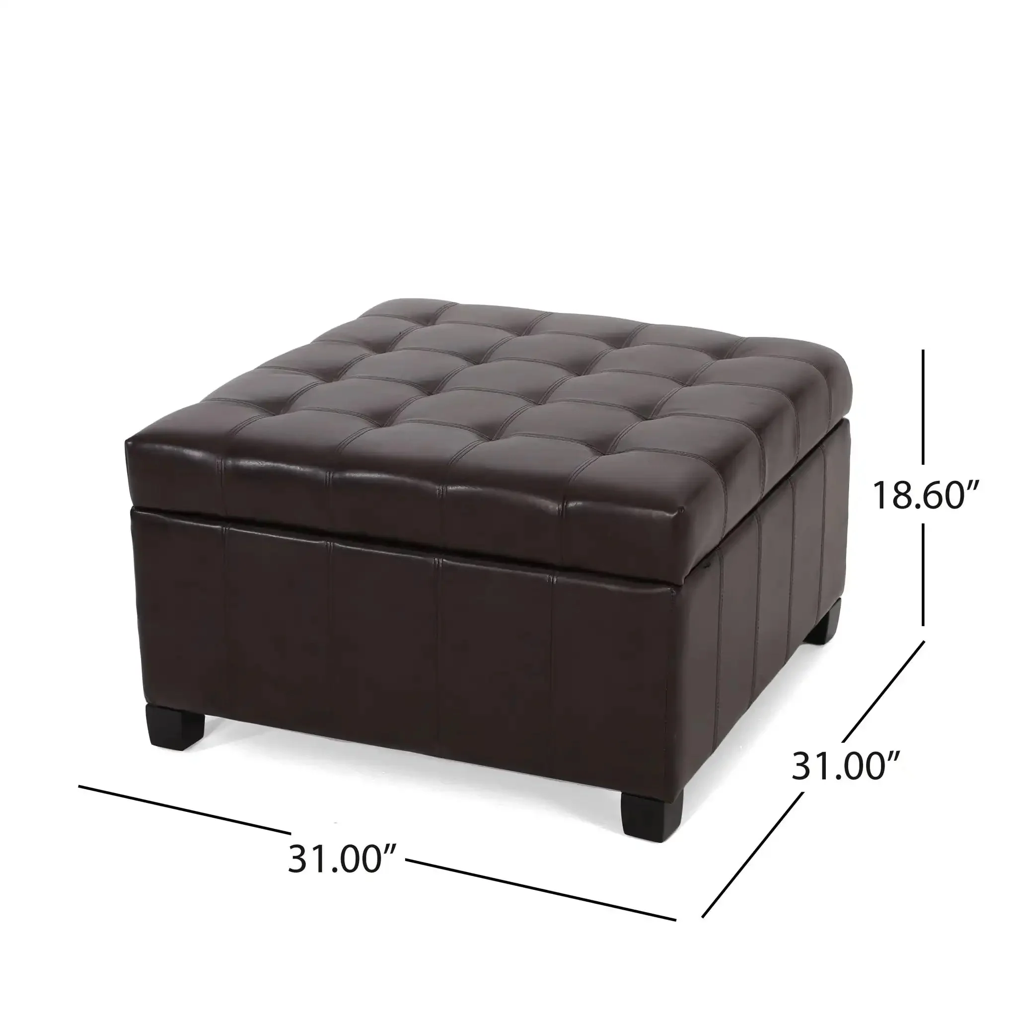 Isabella - Contemporary Ottoman With Storage - Image 10