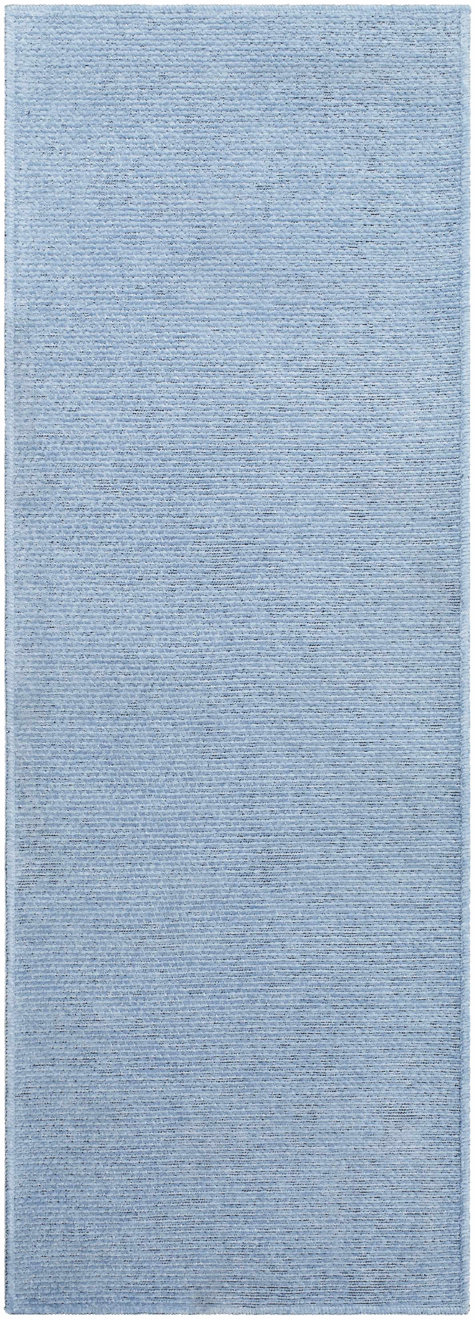 Isako Blue Solid Washable Area Rug - Clearance - Image 10