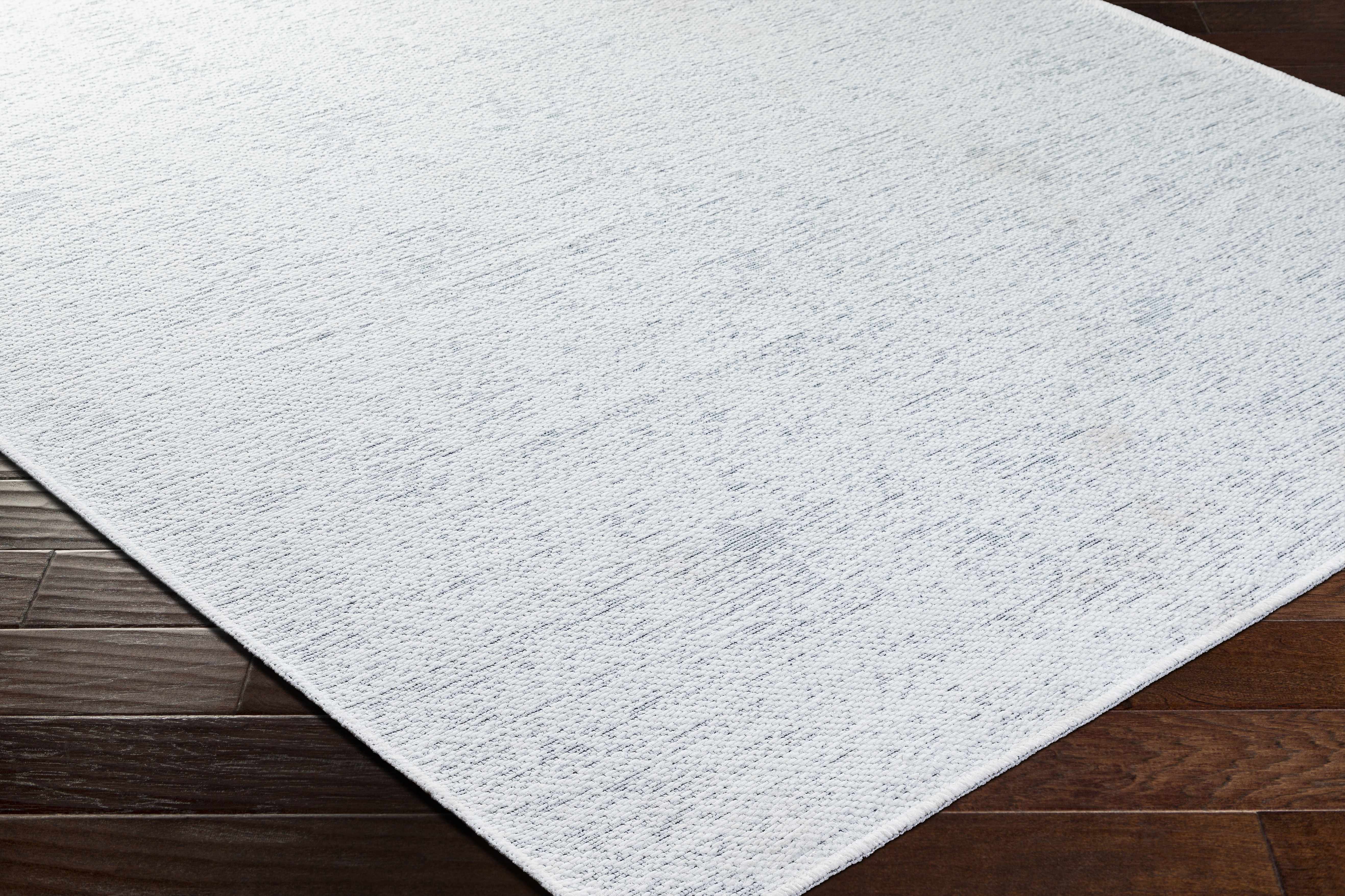 Isako Cream & Gray Solid Washable Area Rug - Clearance - Image 13