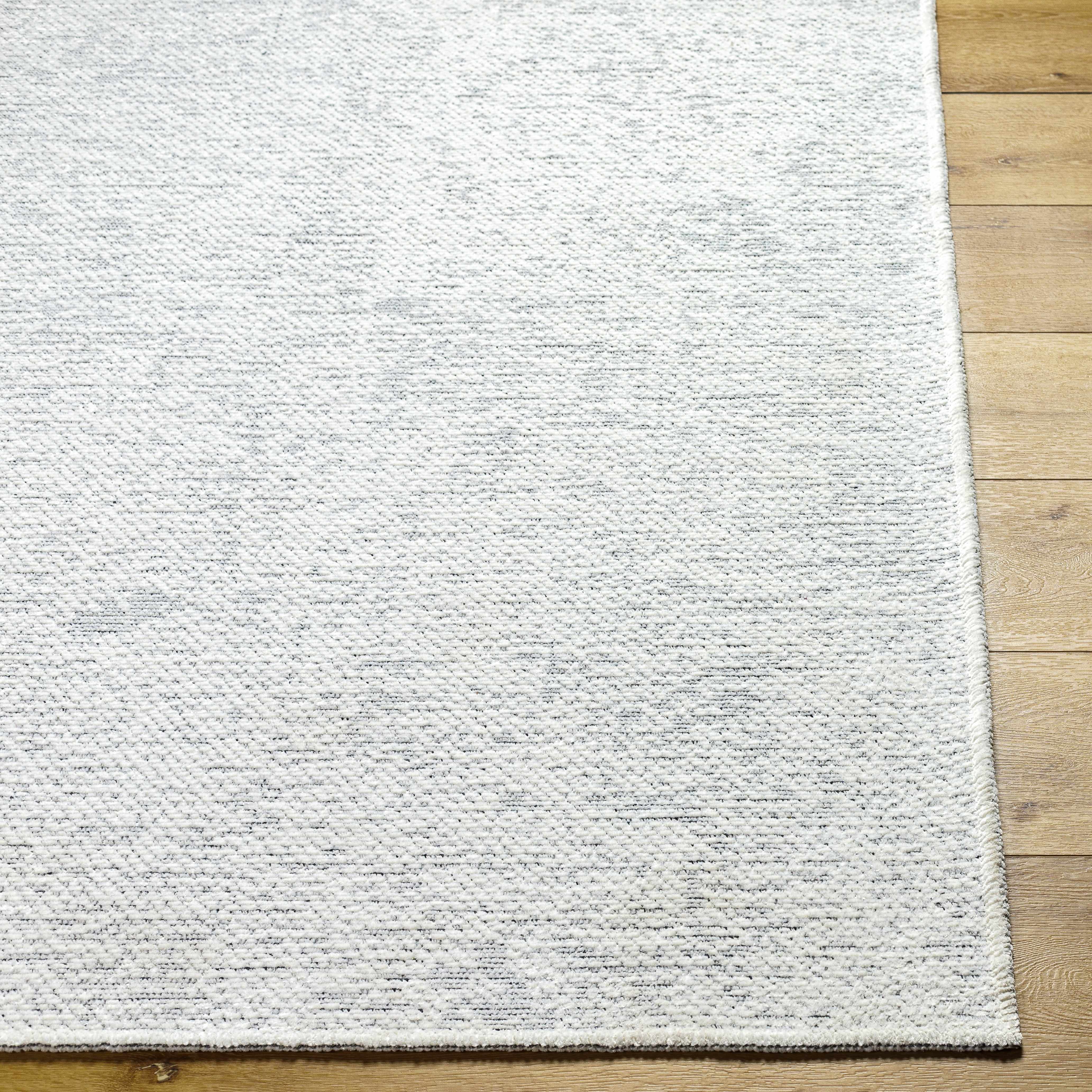Isako Cream & Gray Solid Washable Area Rug - Clearance - Image 6