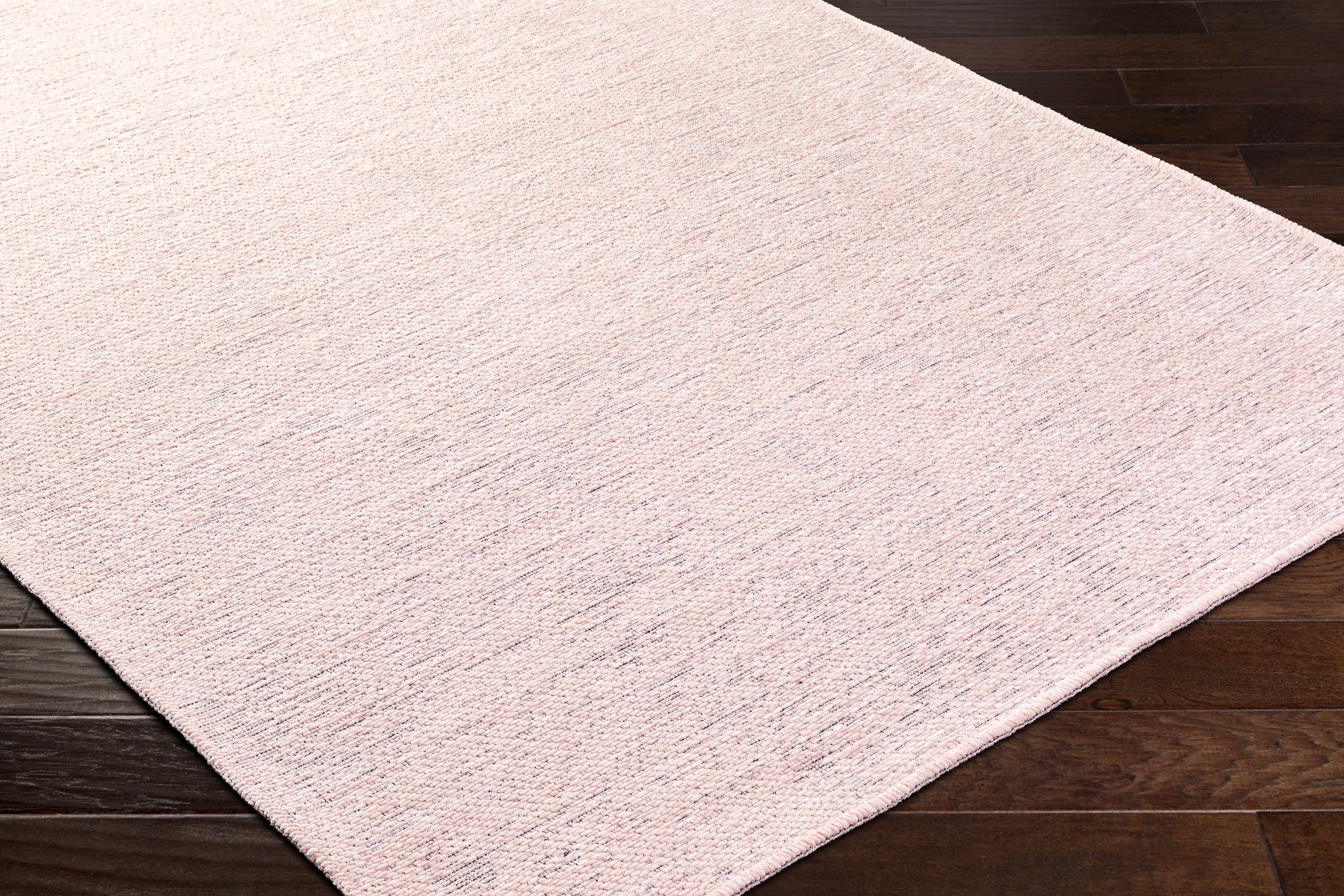 Isako Dusty Pink Solid Washable Area Rug - Clearance - Image 3