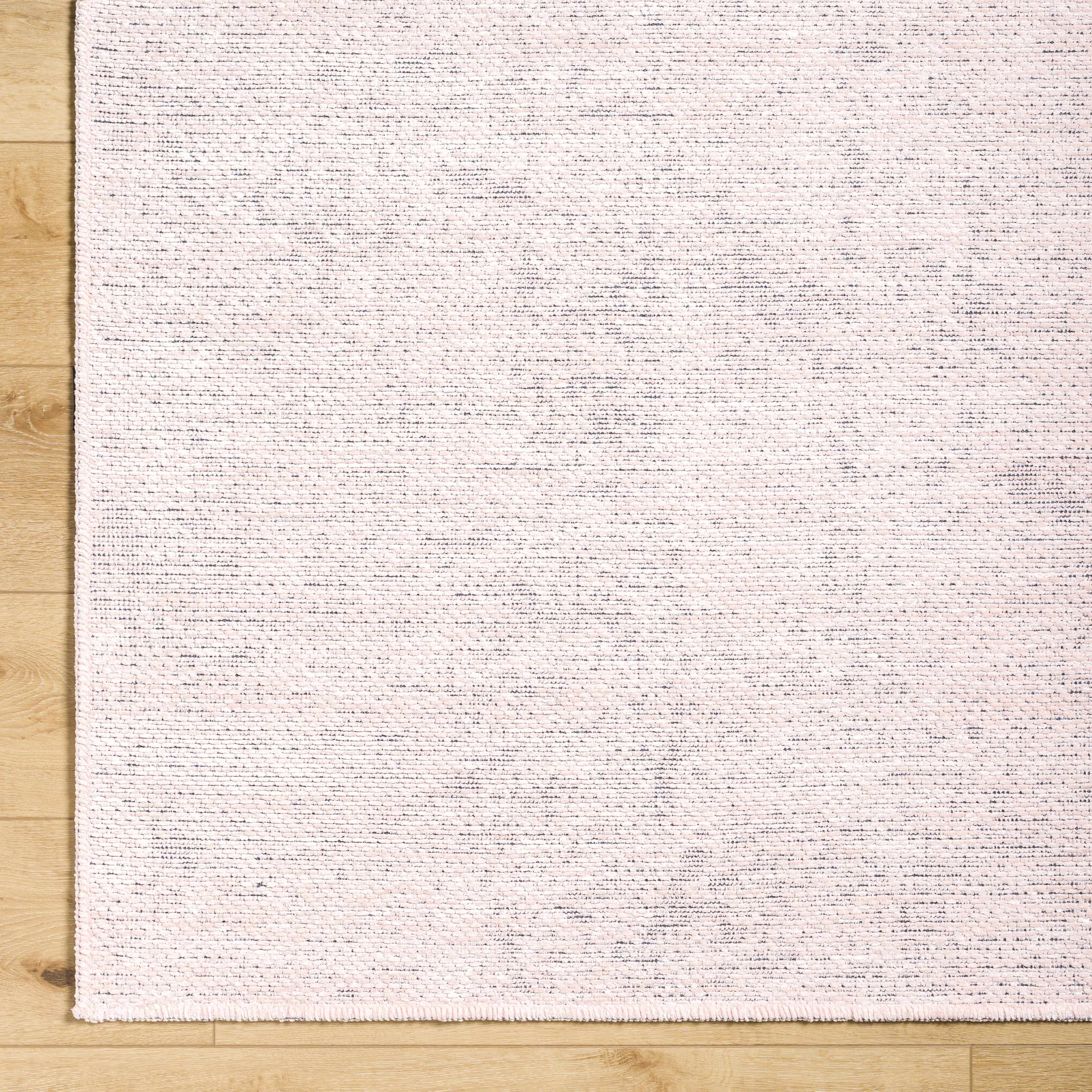 Isako Dusty Pink Solid Washable Area Rug - Clearance - Image 5