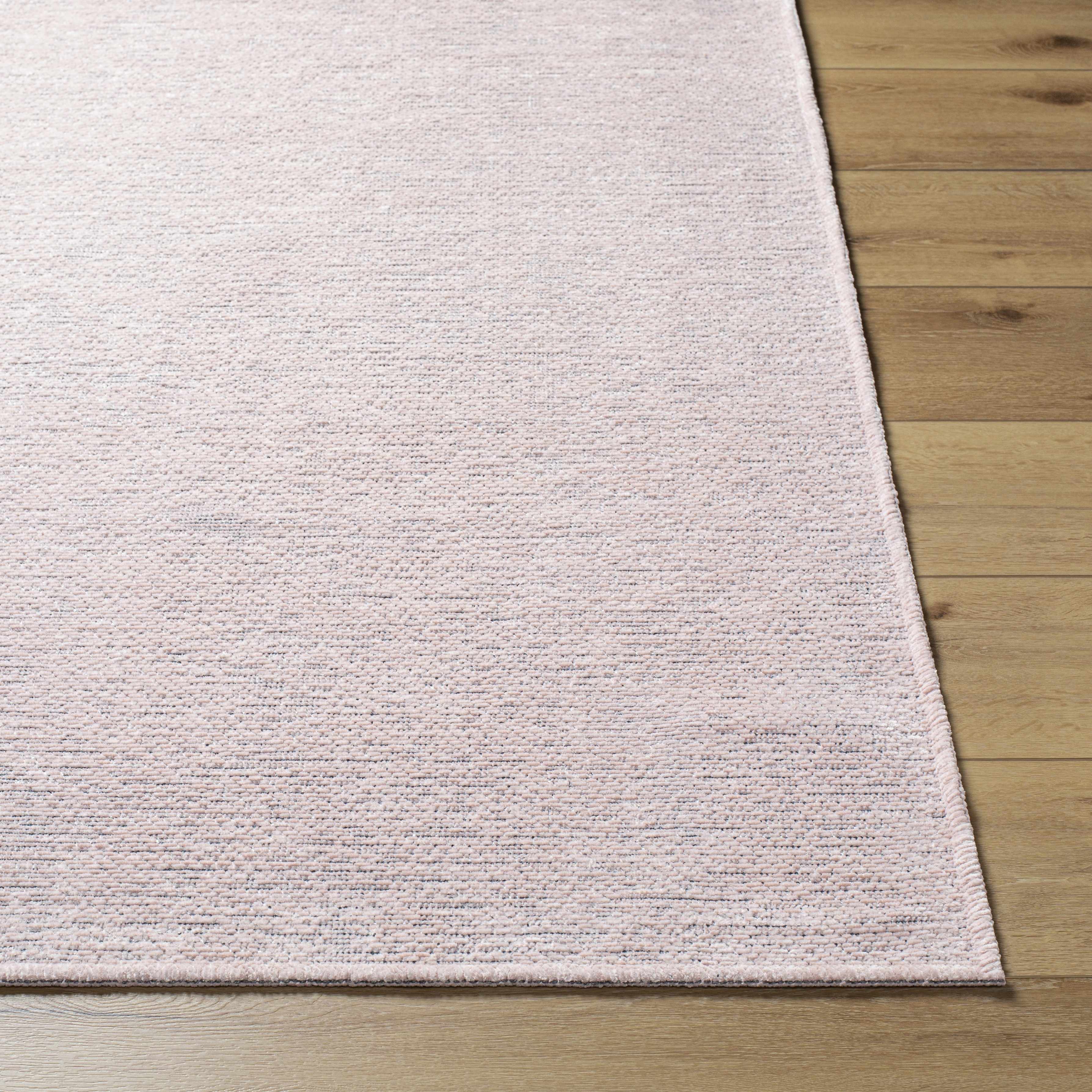 Isako Dusty Pink Solid Washable Area Rug - Clearance - Image 7