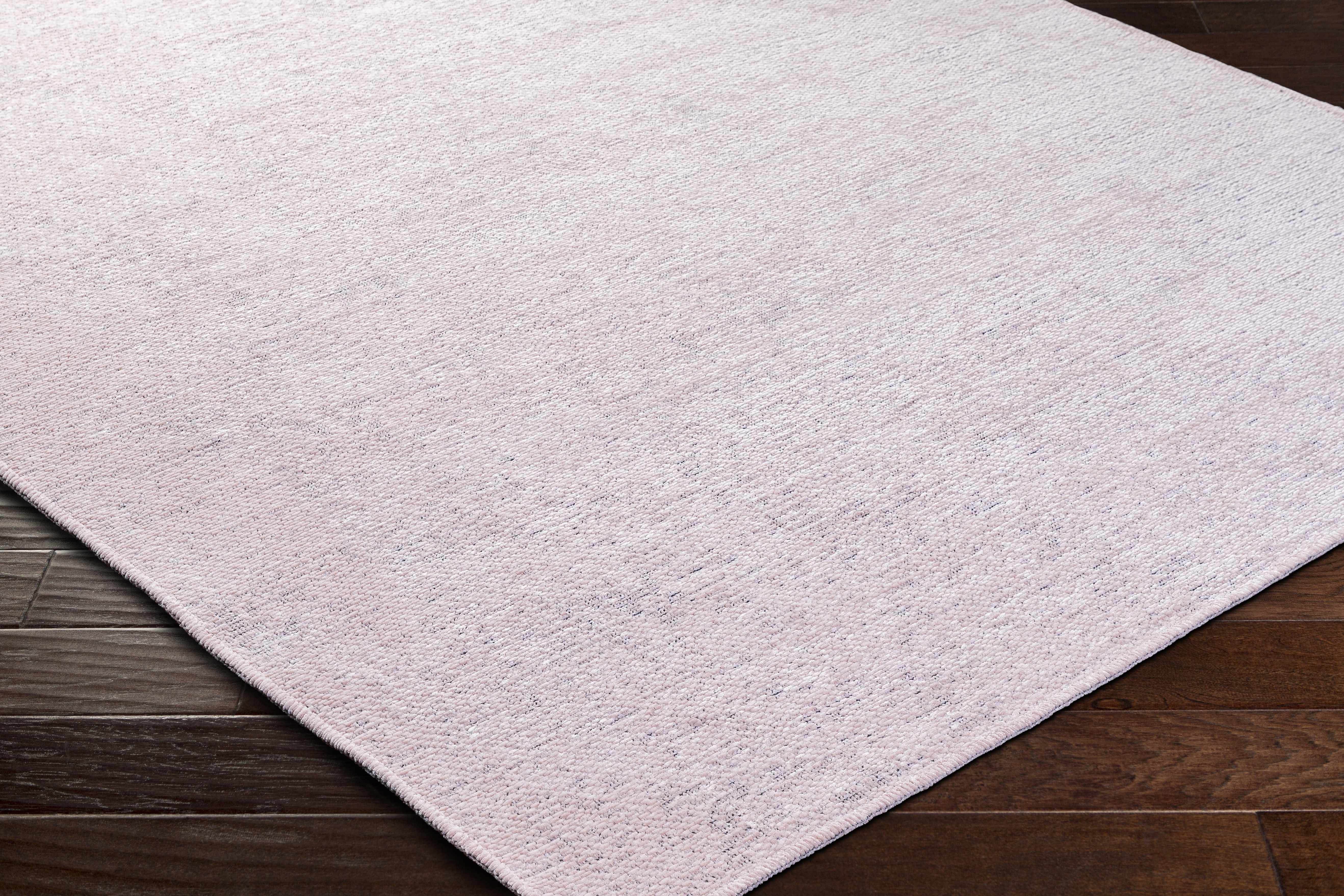 Isako Dusty Pink Solid Washable Area Rug - Clearance - Image 8