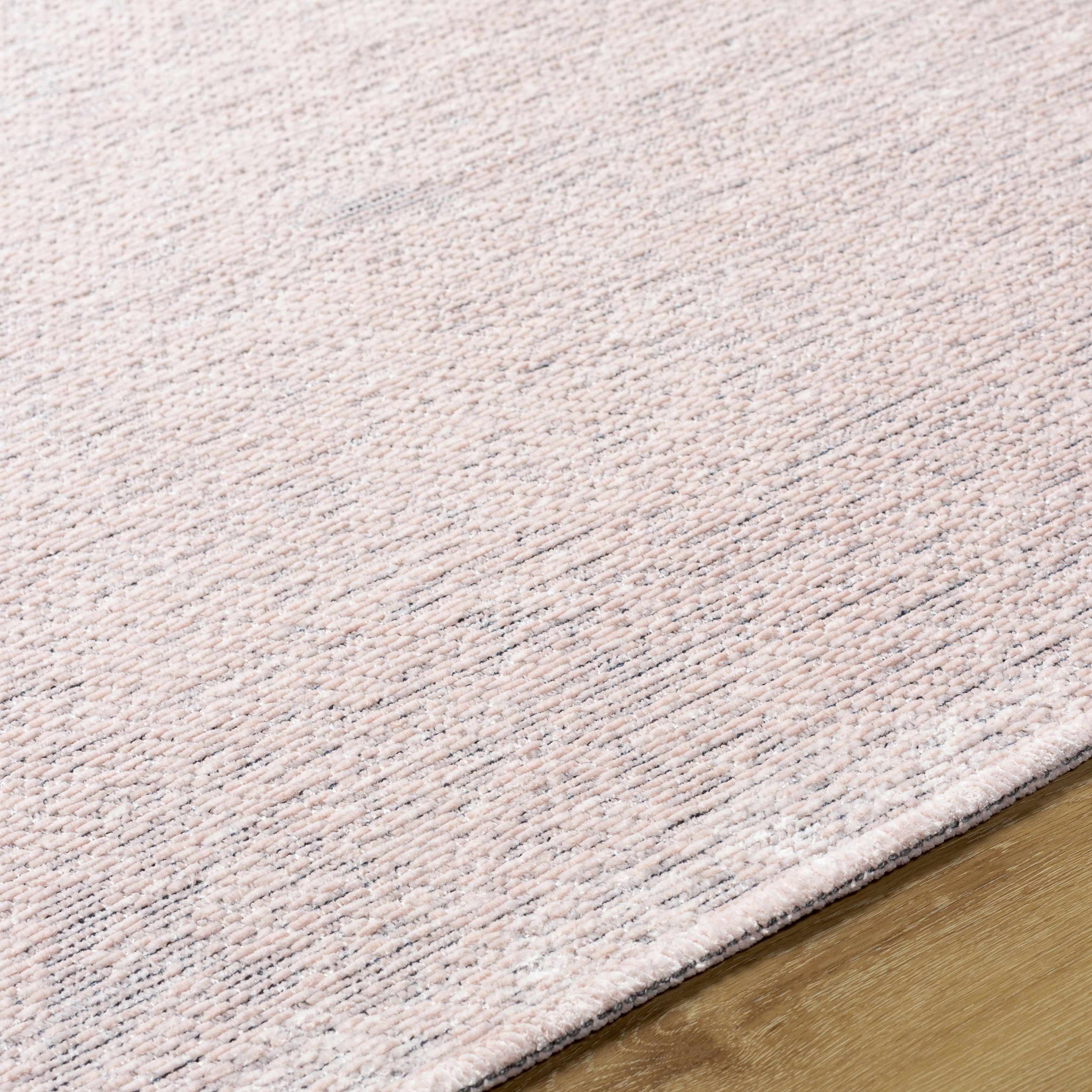 Isako Dusty Pink Solid Washable Area Rug - Clearance - Image 9