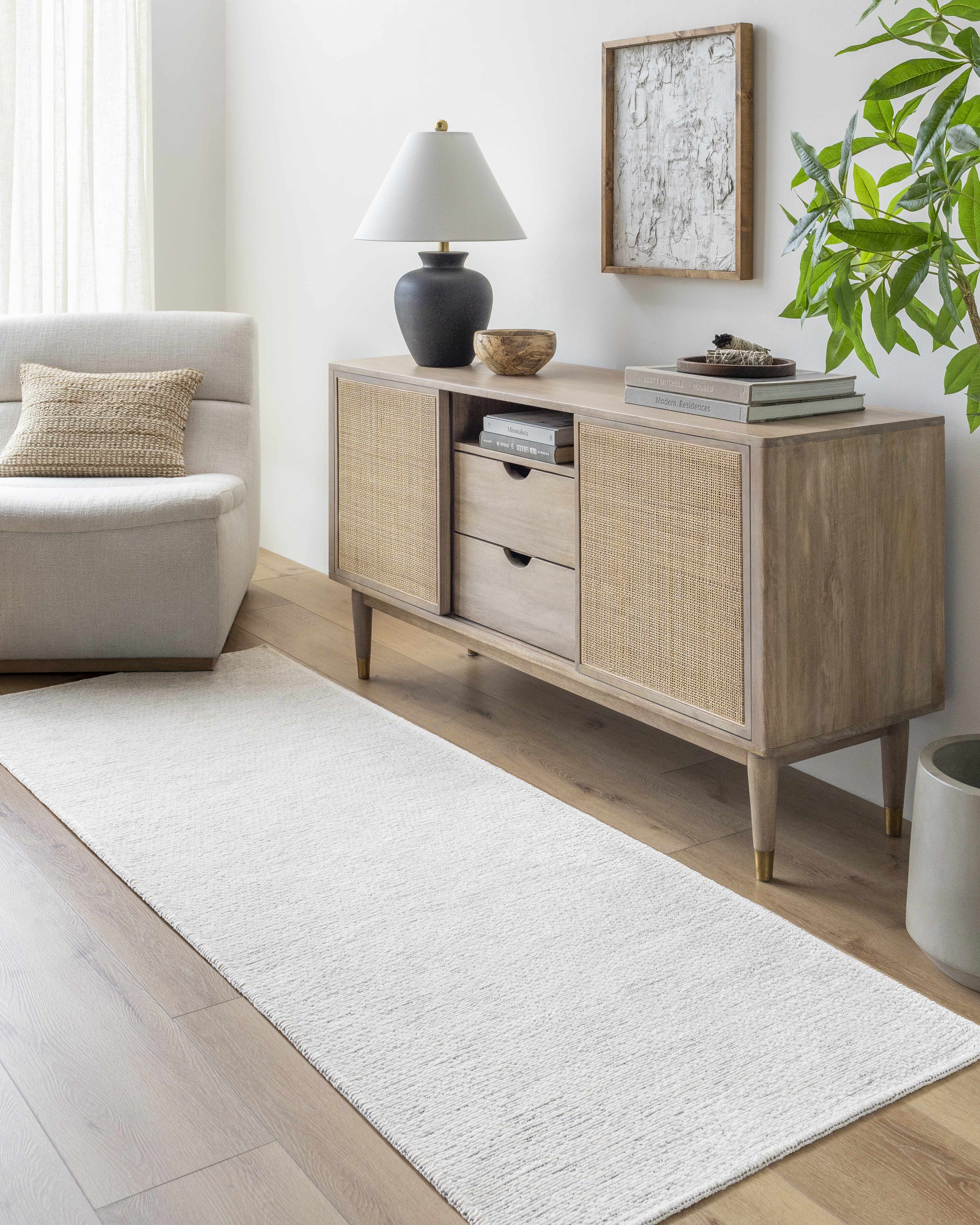 Isako Gray Solid Washable Area Rug - Clearance - Image 10