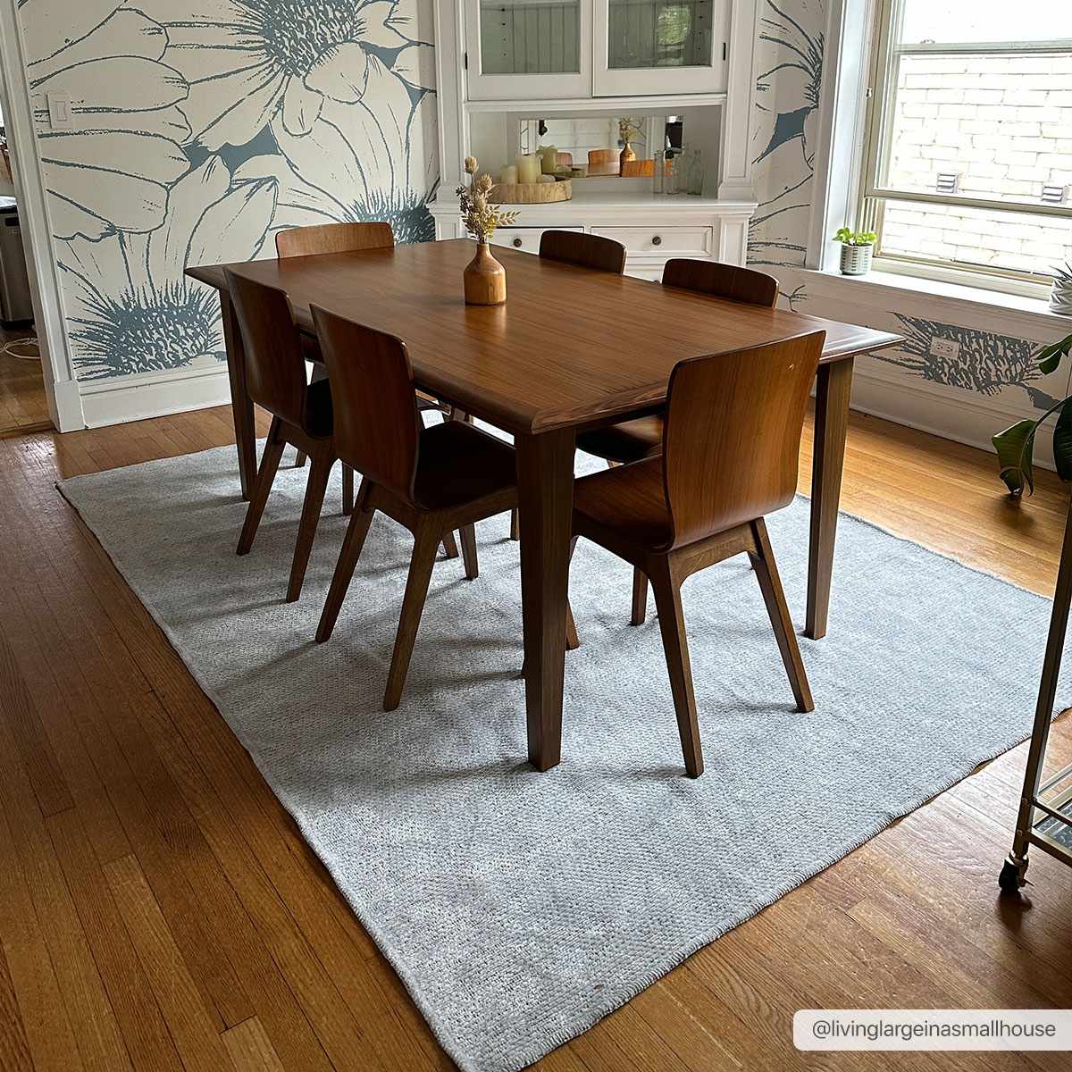 Isako Light Blue Solid Washable Rug - Promo - Image 2